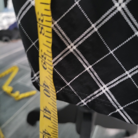 J. Jill | Women Black 3/4 Sleeve Crew Neck Wearever Checked Dress Small - Picture 6 of 6